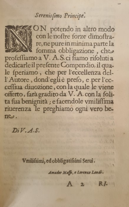 Plantedio Manilio ( ed)  Guicciardini F. " Compendio della Storia di M Francesco Guicciardini: - Image 3 of 4