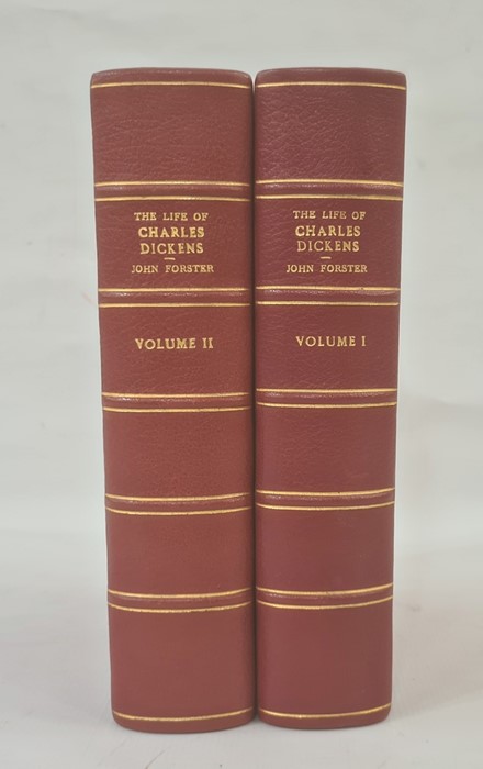 Forster, John " The Life of Charles Dickens" in two vols, The Waverley Book Company issue of Chapman - Image 2 of 23