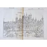 Schedel, Dr Hartmann " The Nuremberg Chronicle"  illustrated with woodcuts by Michael Wohlgemuth,