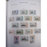 KABE printed loose leaf stamp album with British Indian Ocean territories, Tristan ga Cucha