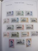 KABE printed loose leaf stamp album with British Indian Ocean territories, Tristan ga Cucha