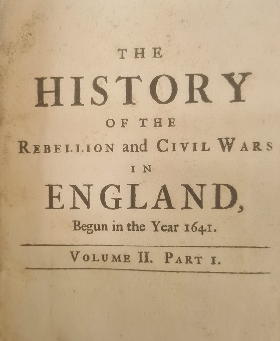 Antiquarian - Clarendon Edward, Earl " History of the Rebellion and Civil Wars in England ....." - Image 26 of 36