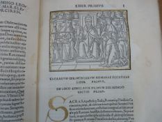 Piccolomini " Rituum Ecclesiasticorum" (1516) Three books bound as one. woodcut headers to each