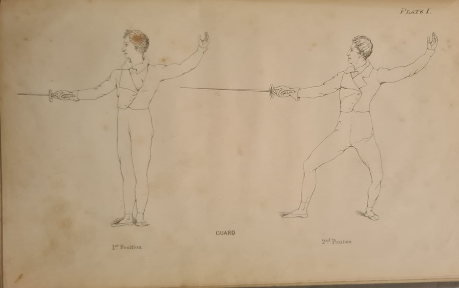 Roland, George " An Introductory Course of Fencing" Second Edition ( 1830?)  Edinburgh Published for - Image 8 of 12