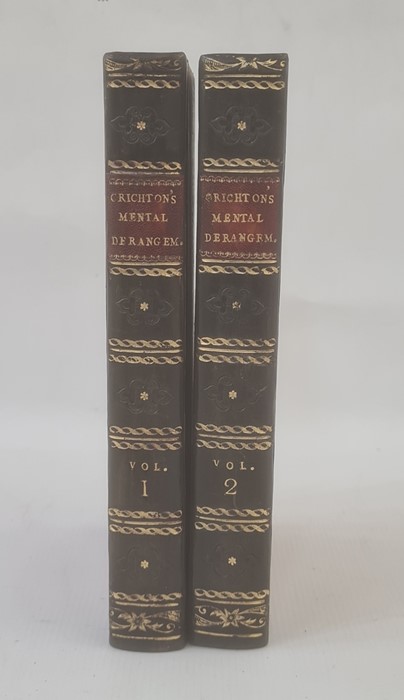 Crichton, Alexander " An Enquiry into the Nature and Origin of Mental Derangement. Comprehending A - Image 27 of 52