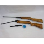 Two vintage air rifles