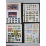Eight albums of stamps, miscellaneous material, mostly Commonwealth, Cyprus, Ceylon, Australia,