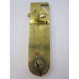 Brass penny door lock by Parker, Winder and Achurch, Birmingham