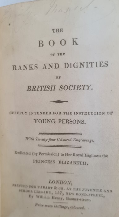 [ Lamb, Charles]  " The Book of Ranks and Dignities of British Society - chiefly Intended for the - Image 8 of 10