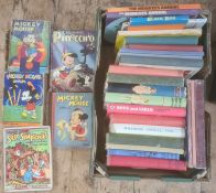 Quantity of childrens annuals to include Shirley Temple Annual, Film Fun, Chatterbox, Ladybird