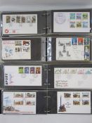 Twelve albums of GB First Day Covers, one of L.S.D and decimal, one album of GB Queen Elizabeth II