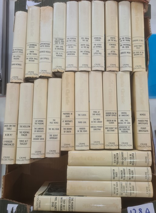Agatha Christie crime collection reprints, Paul Hamlyn 1969, dj, 3 novels to each book (1 box) BOOKS