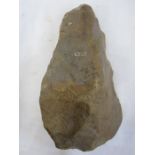 Mesolithic flint-axe, 16cm approx.  This item is from the collection of Lionel Walrond.  Lionel