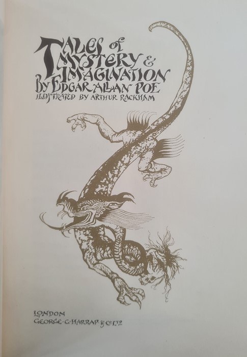 Rackham Arthur ( ills) " Poe's Tales of Mystery and Imagination" George G Harrap n.d. col frontis - Image 12 of 16