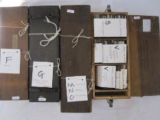 Quantity of lantern slides to include plants, rural life, abbeys, railway, miscellaneous, birds,