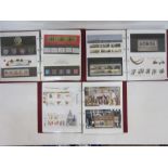 Nine albums of GB decimal presentation stamps, assorted (9)