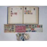 The Strand stamp album of whole World interest up to 1940's including loose paper franked with