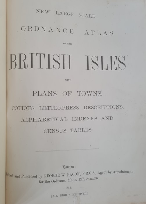 Bacon, George (ed. and published) " New Large-Scale Ordnance Survey Map of the British Isles" - Image 2 of 10