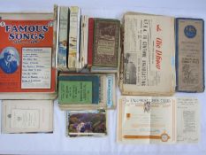 Quantity of ephemera to include various Ordnance Survey and other maps, various travel guides to