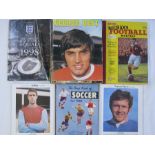 Various soccer and football magazines to include 'The Boy's Book of Soccer' for 1957, Charles