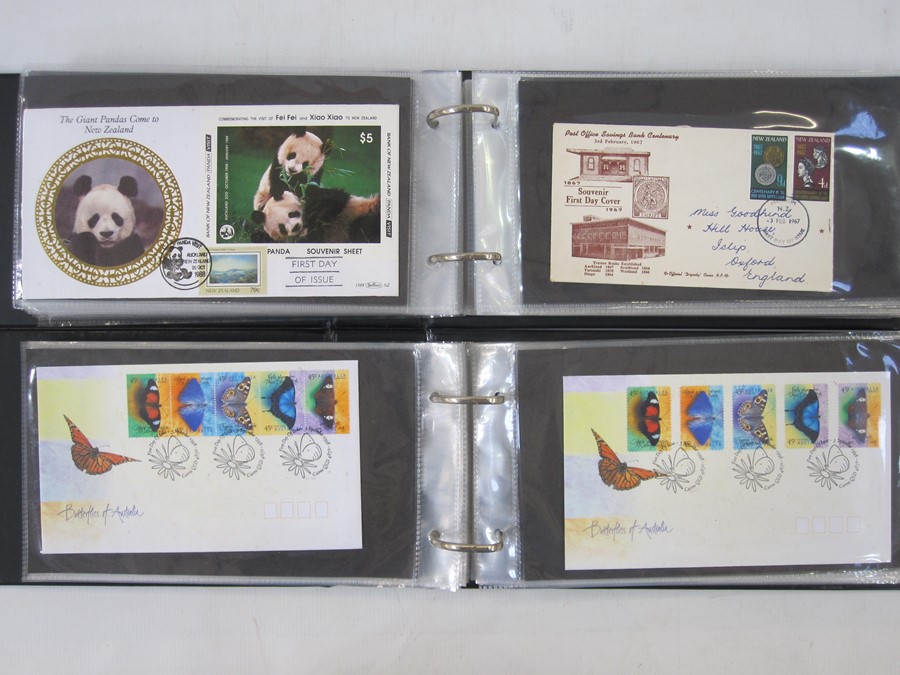 Box of ten First Day Cover albums including eight from Great Britain, one New Zealand and one - Image 3 of 3