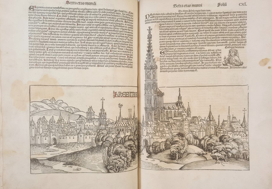 Schedel, Dr Hartmann " The Nuremberg Chronicle"  illustrated with woodcuts by Michael Wohlgemuth, - Image 5 of 16