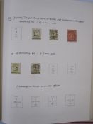 Selection of stamps of British Guiana in album, from 1880, some 1c x 2 over prints to 72c later to