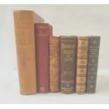 Assorted volumes, including T.E. Lawrence 'Seven Pillars of Wisdom', 'By his friends', 'Goldsmith'