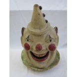 An early to mid 20th century painted Papier Mâché Carnival Parade Head in the form of a Barnum &