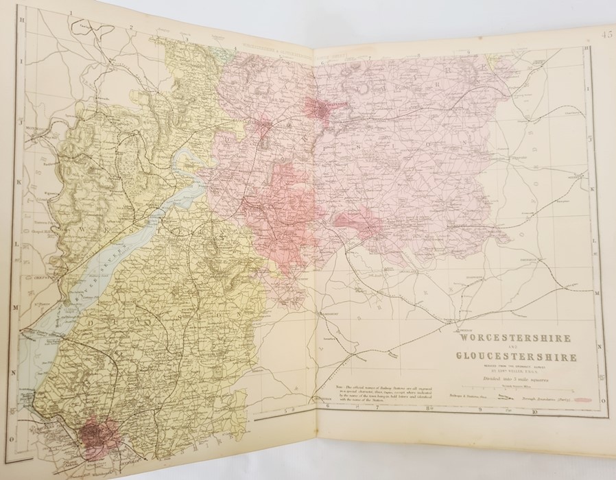 Bacon, George (ed. and published) " New Large-Scale Ordnance Survey Map of the British Isles" - Image 9 of 10