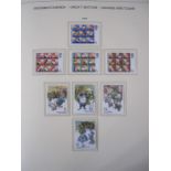 Two Schaubek fitting printed stamp albums for Great Britain and Channel Islands and Isle of Man,