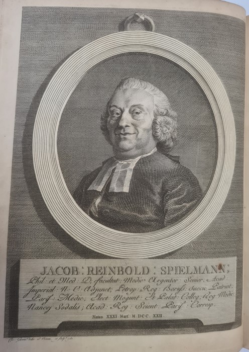 SPIELMAN, Jacob Reinbold (ed).  "Pharmacopoeia Generalis "  Argentorati 1783, Sumptibus Johannis - Image 2 of 4