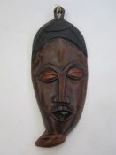 Kenyan 'Jambo' mask, 37cm long