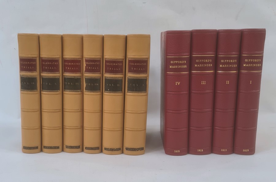 Fine Bindings -  [Borrow George]  " Celebrated Trials and Remarkable Cases of Criminal Jurisprudence - Image 13 of 24