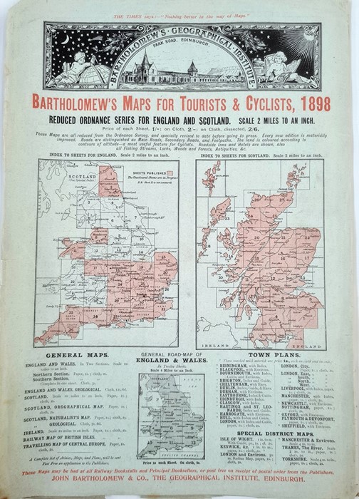 Bartholomew, J G  "The Citizen's Atlas", published by George Newnes in its 20 original parts, with - Image 10 of 16