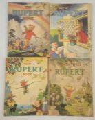 Rupert Annuals - "The New Rupert Book"  " A New Rupert Book" " More Adventures of Rupert"  "The