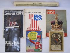 Assorted magazines and pamphlets to include Illustrated London News, Picture Post, brochures, a