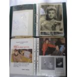 Quantity of signed photographic prints to include Vera Allen, Eric Portman, Michael Redgrave,