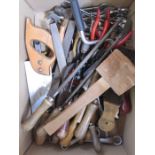 Quantity of tools to include saws, files, spanners, etc (1 box)