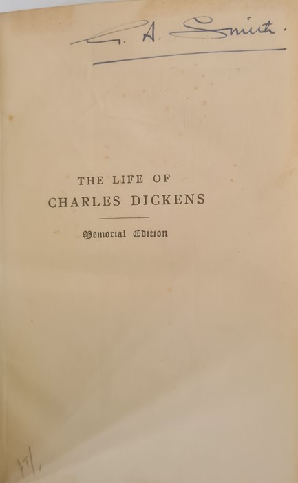 Forster, John " The Life of Charles Dickens" in two vols, The Waverley Book Company issue of Chapman - Image 18 of 23