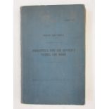 WWII Royal Air Force Observer's and Air Gunners flying log book, named to Lac. R.D. Reeves.