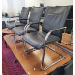 Set of three Dauphin office chairs (3)
