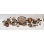 Various tankards, teapot, jugs, serving items (1 box)