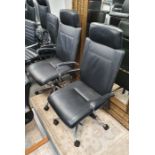 Two Dauphin office swivel chairs (2)