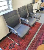 Set of four Dauphin office chairs (4)