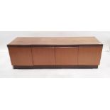 Mid-century teak sideboard by G-Plan raised on plinth base, 152 x 47.5cm