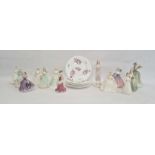 Ten Coalport china figures 'Gwen', 'Carla', 'Jennifer', 'Pamela', 'Emma Louise', 'Bonny Lass', '