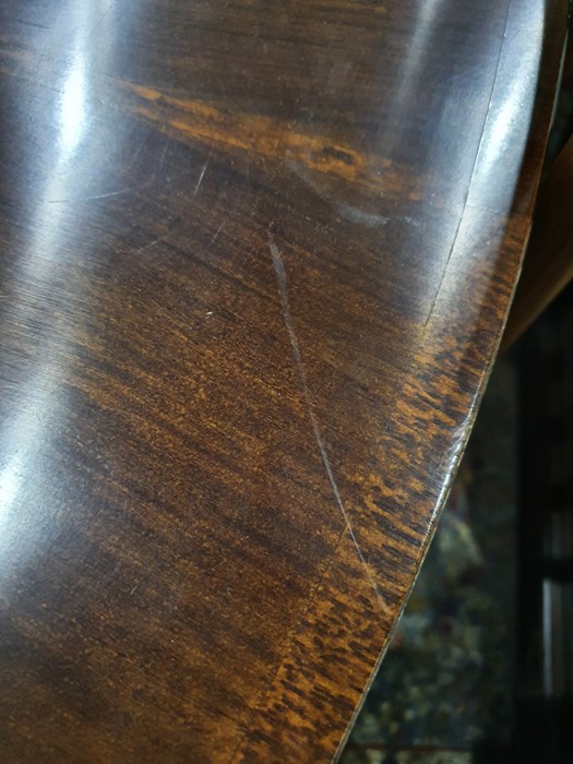 20th century Bill Schofield for Baker metal and mahogany circular dining table (ex-Christies lot 942 - Image 5 of 15