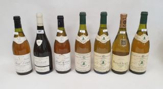 Seven bottles of white wine to include two bottles of Callinico Odysseys dessert wine, bottle of