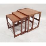 Mid-century nest of three coffee tables, G-Plan Quadrille